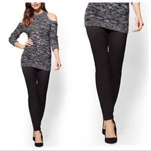 NY&C Soho High Waist Pull-On Leggings Small